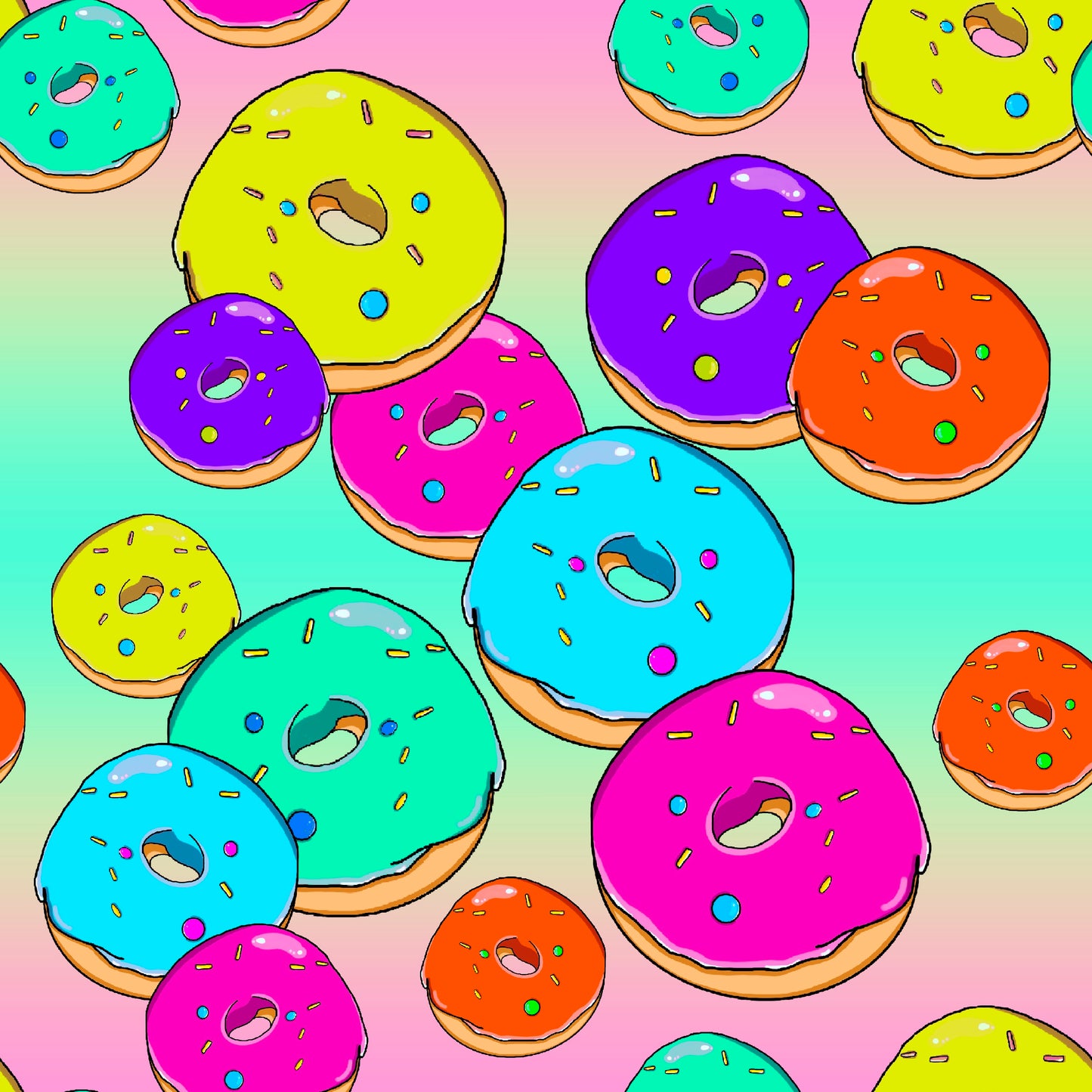 Panel Canvas - Donuts
