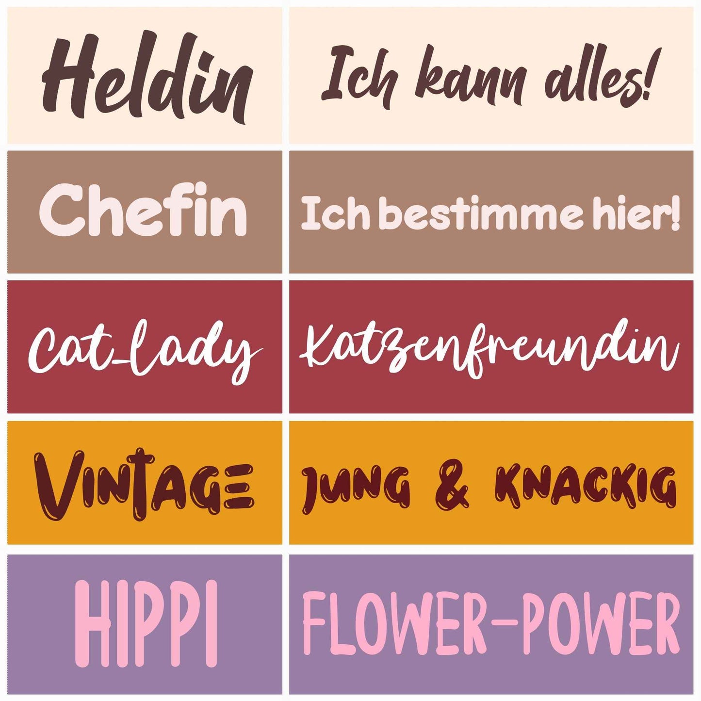 Label-Sheet - Heldin