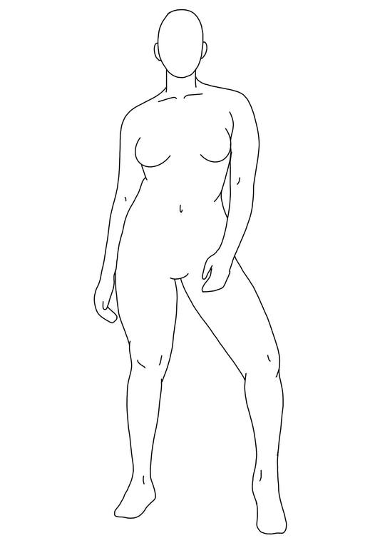 Vorlagen für deine Modezeichnungen