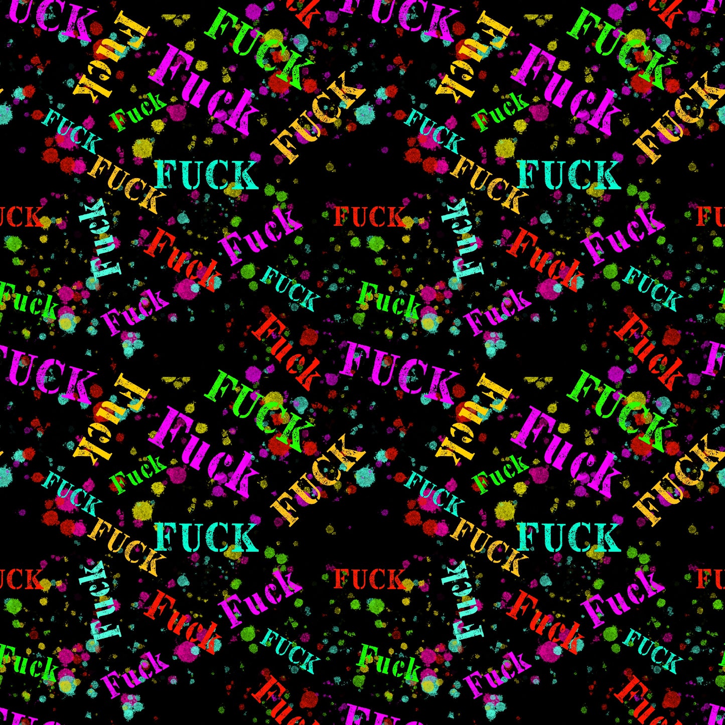 Panel Canvas - Fuck