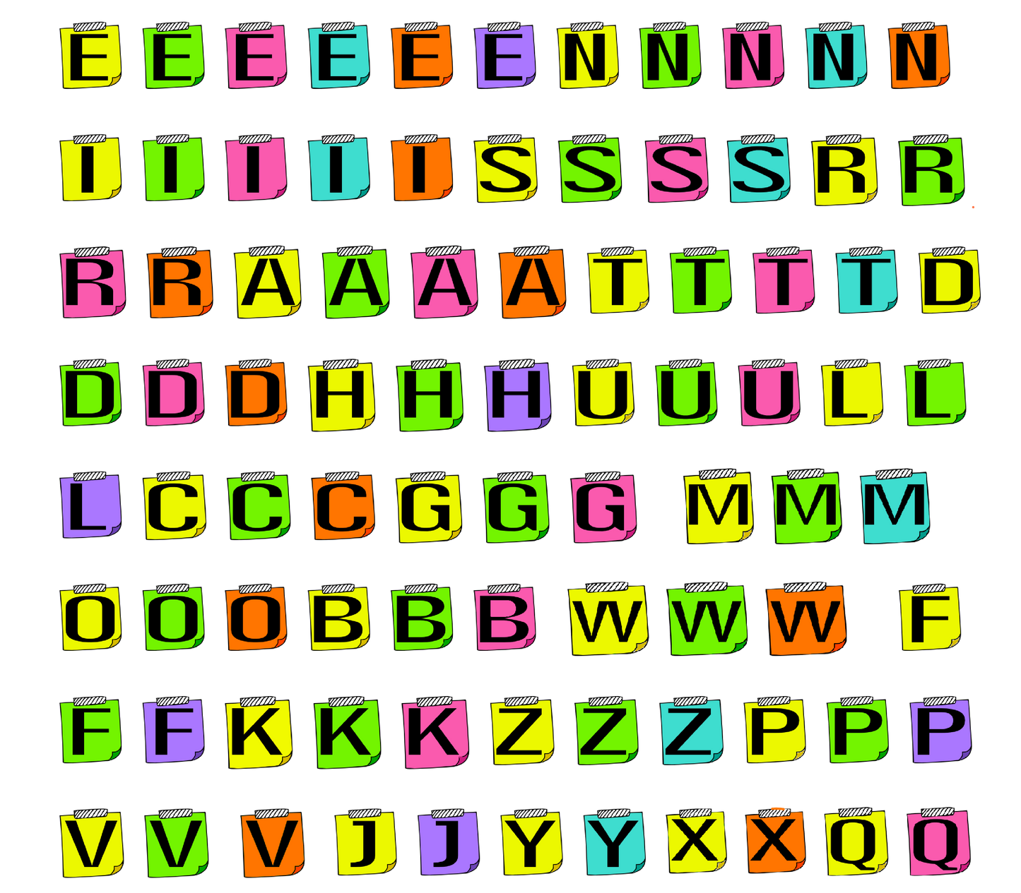 Bügelbild Buchstaben