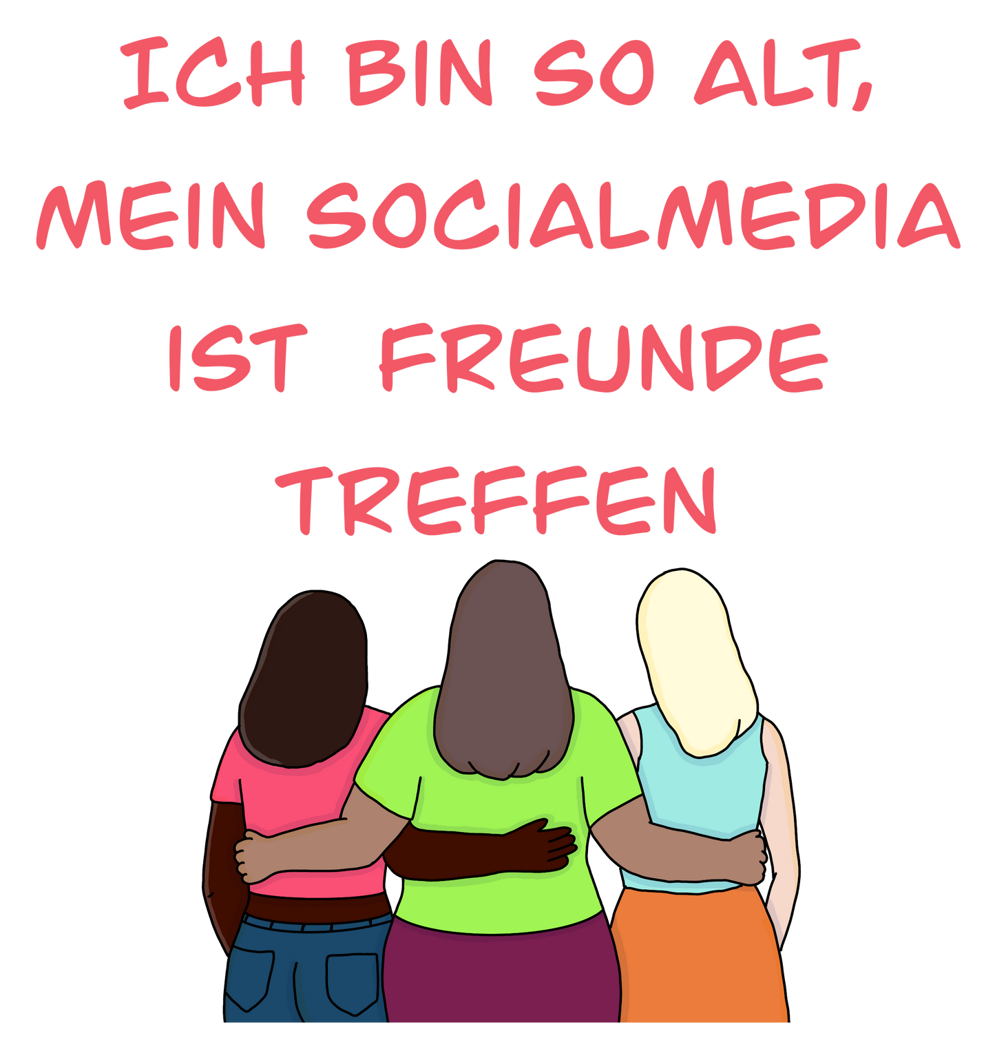 Bügelbilder-Sheet - Freunde