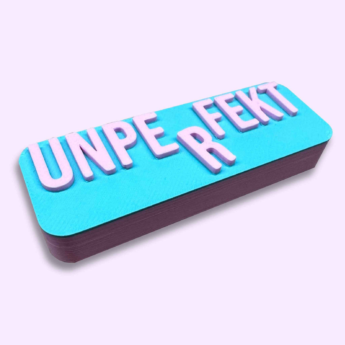Saumhilfe extra stark magnetisch mit Spruch Unperfekt