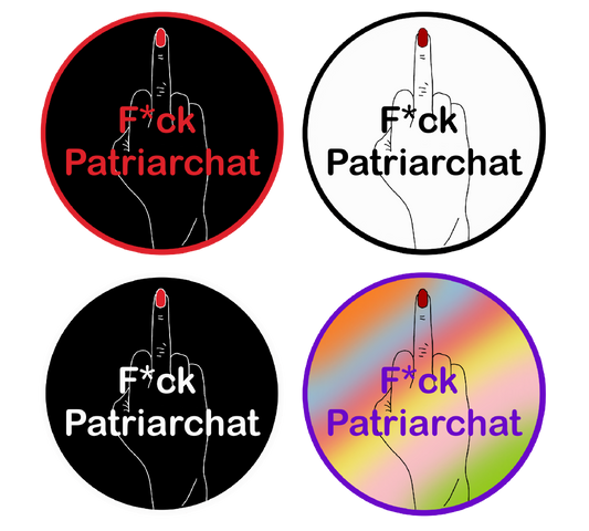 Bügelbilder-Sheet - F*ck Patriarchat