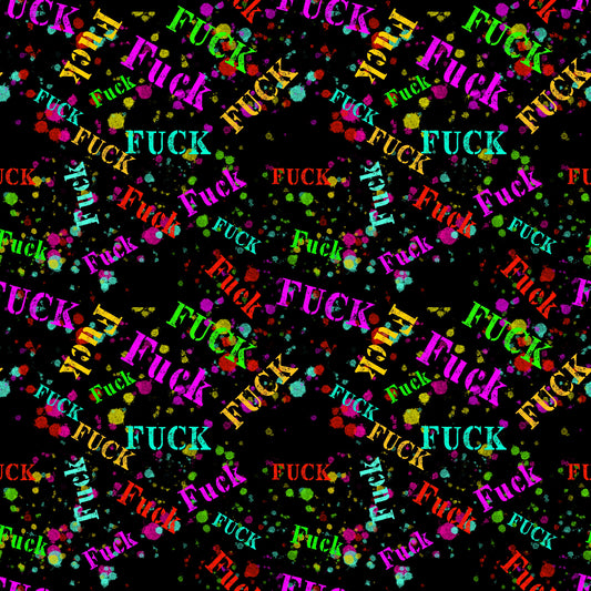 Panel wasserdichter Stoff - Fuck