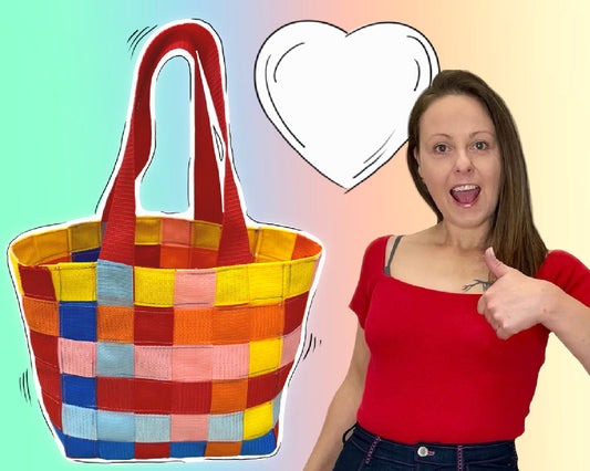 Maße Gurtband-Tasche