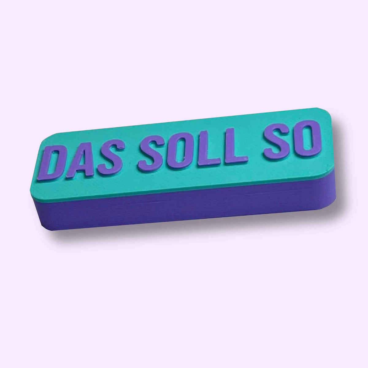Saumhilfe extra stark magnetisch mit Spruch Das soll so