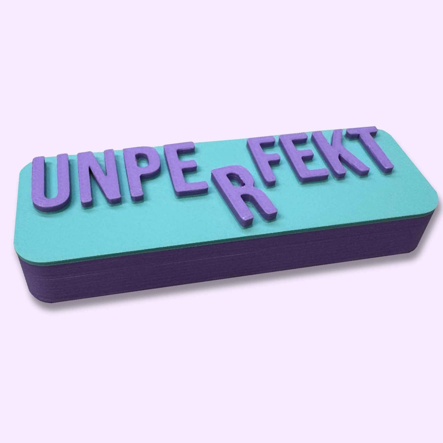 Saumhilfe extra stark magnetisch mit Spruch Unperfekt