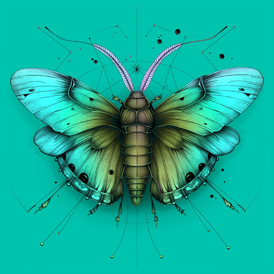 Motiv-Panel Kunstleder Schmetterling