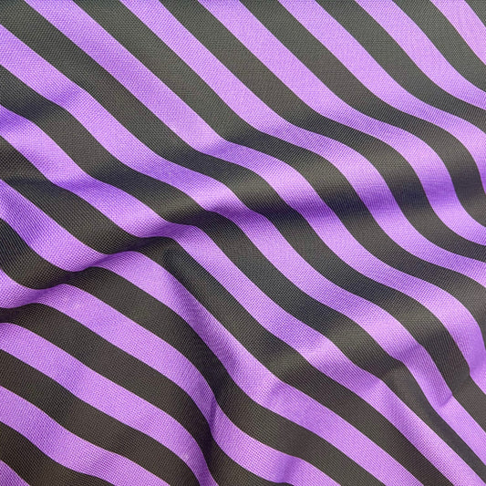 Panel Canvas - Streifen schwarzlila