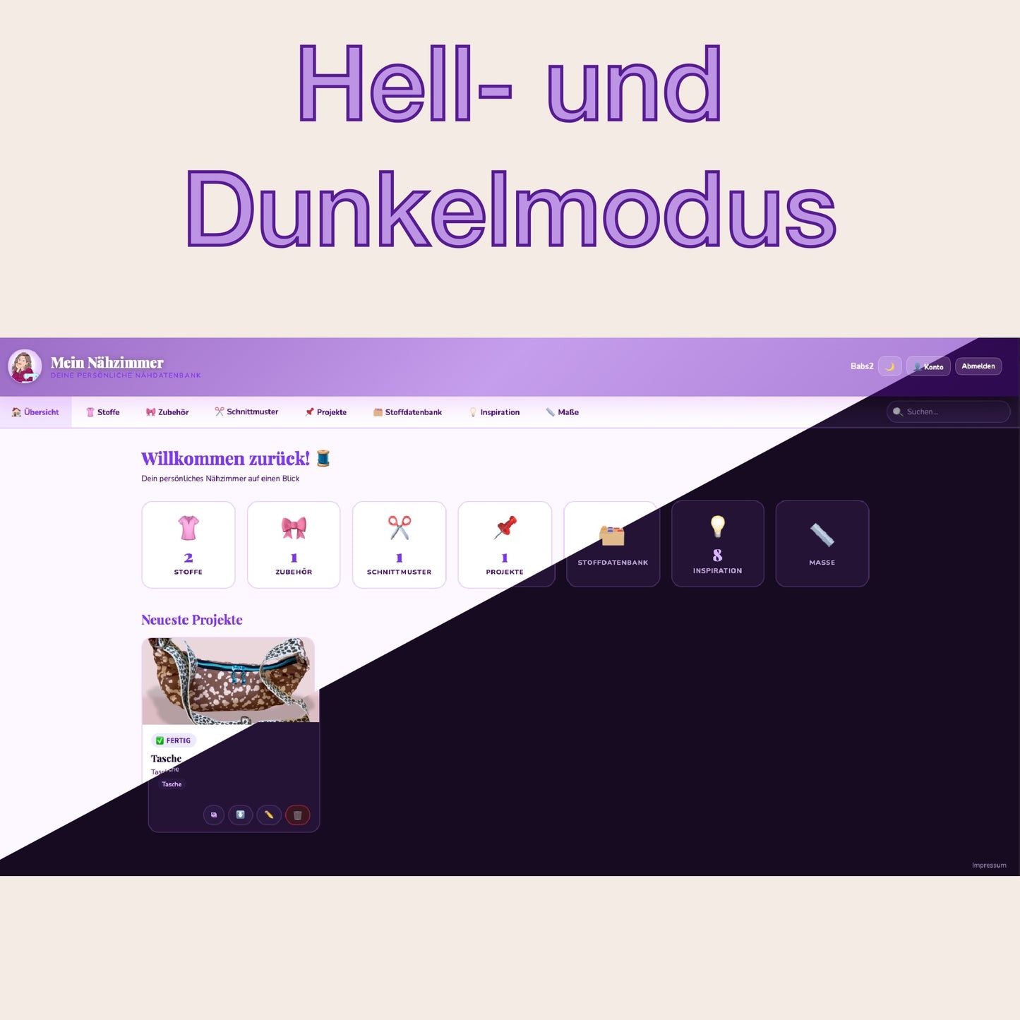 Mein Nähzimmer - die Näh-Datenbank - Papperlababs
