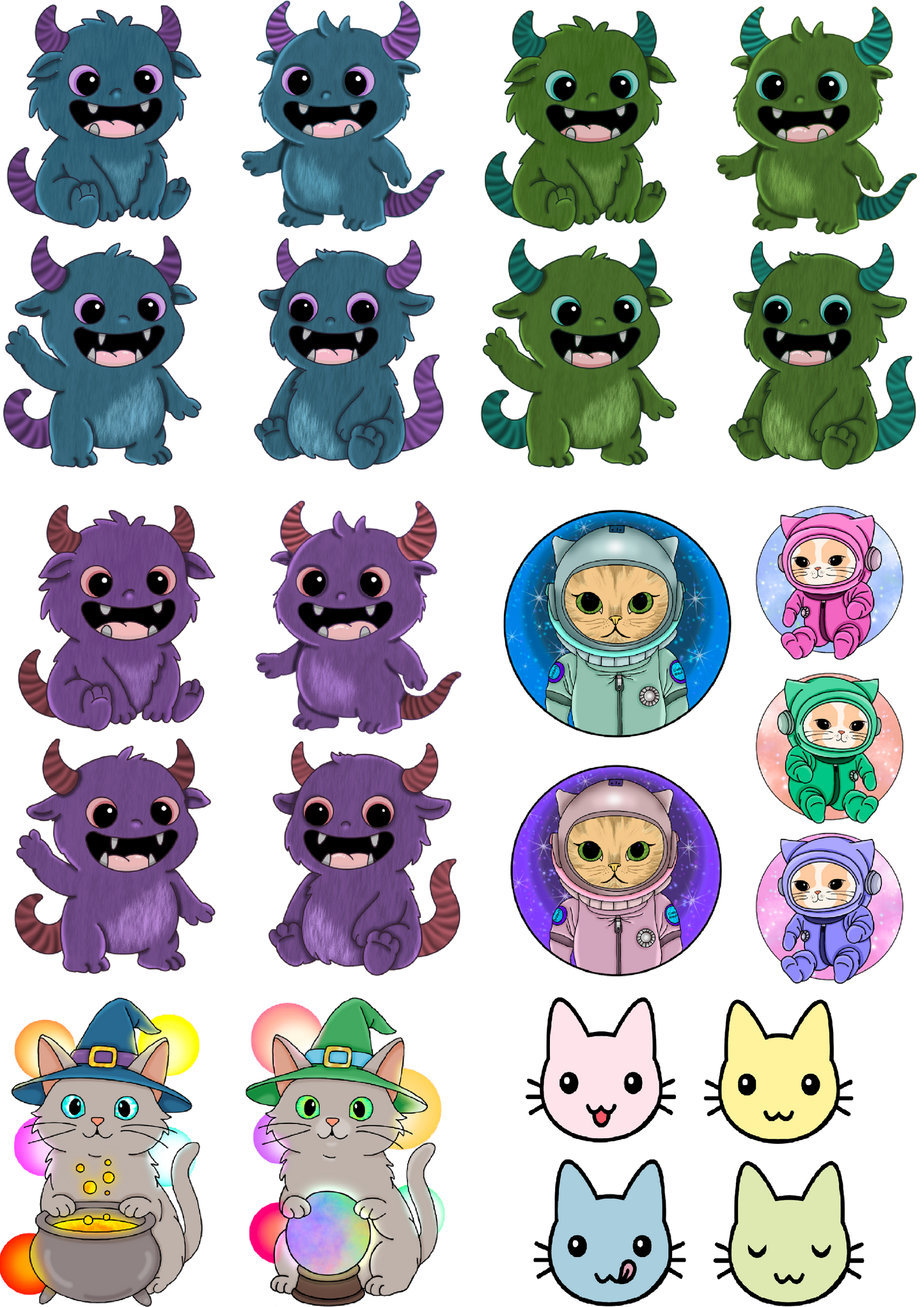 Stickervorlagen Kids