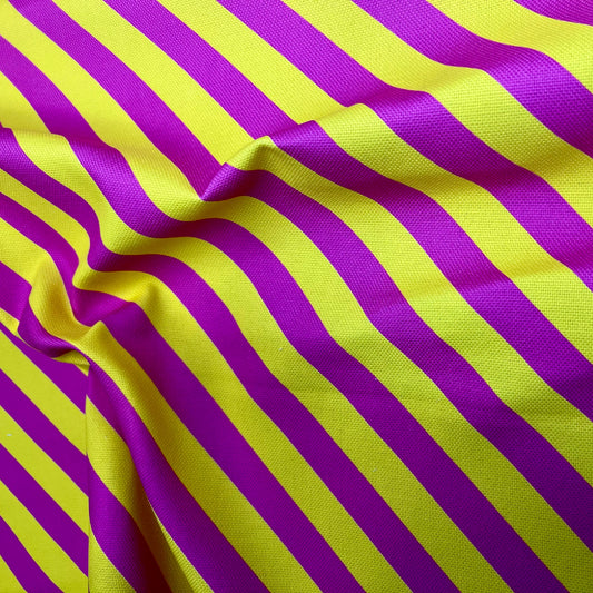 Panel Canvas - Streifen gelbpink