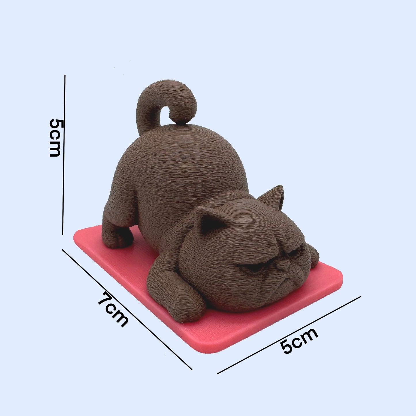 Cut-Cat Schnurrbert Yoga - Maße