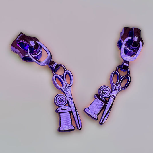 Endlosreißverschluss lila