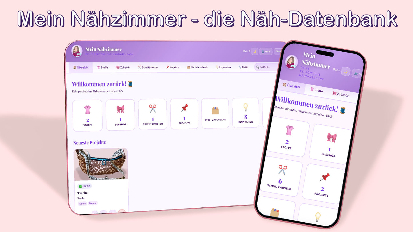 Mein Nähzimmer - die Näh-Datenbank - Papperlababs