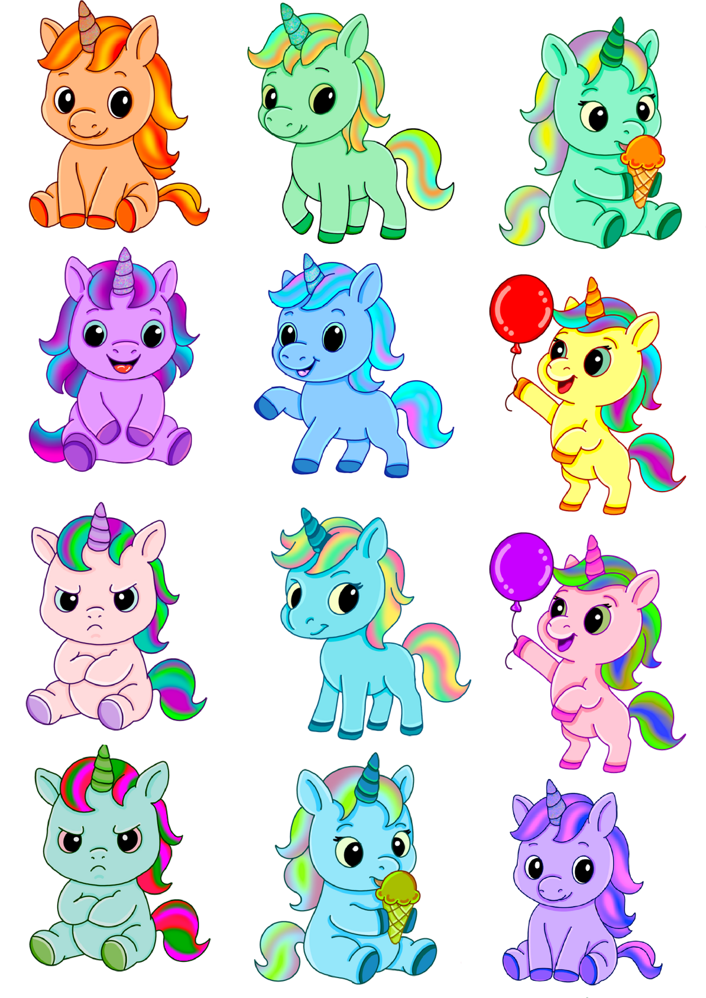 Stickervorlagen Kids