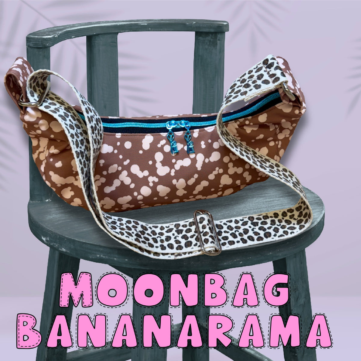Moonbag „Bananarama“ mit Leo-Gurt – genäht nach Schnittmuster von Papperlababs