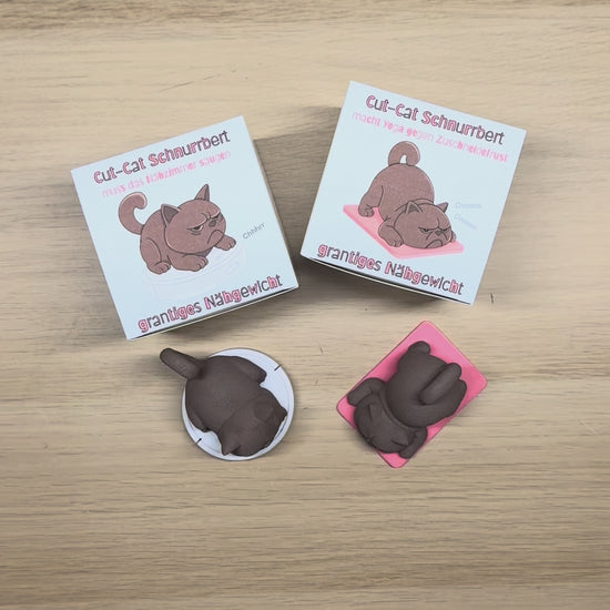Nähgewichte grantige Katzen